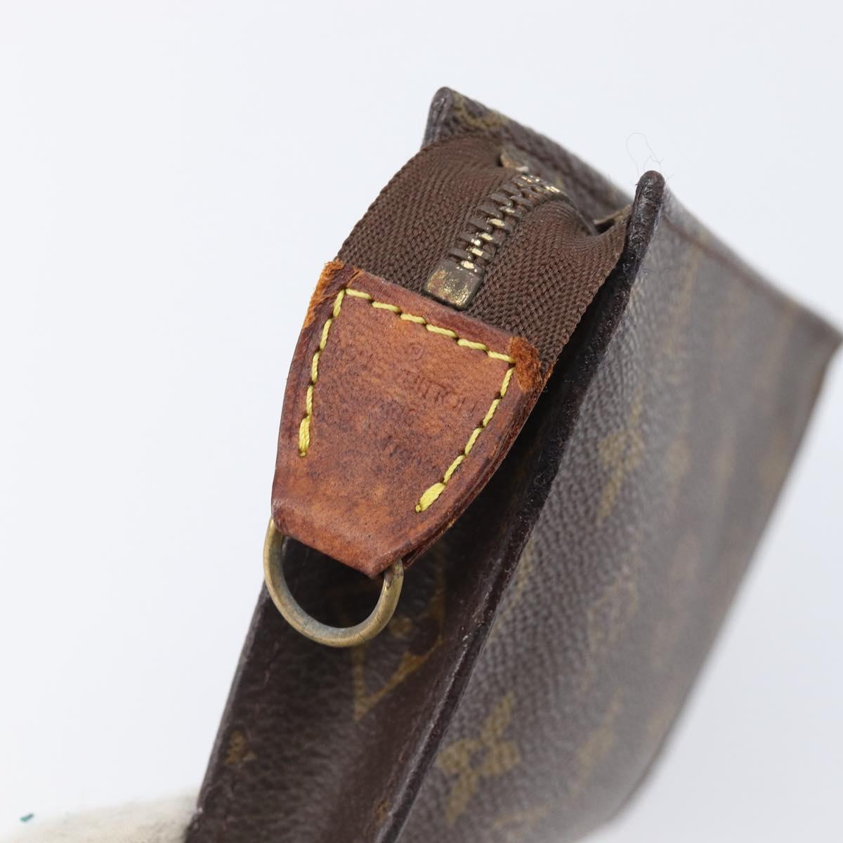 LOUIS VUITTON Monogram Bucket PM Accessory Pouch LV Auth bs37376