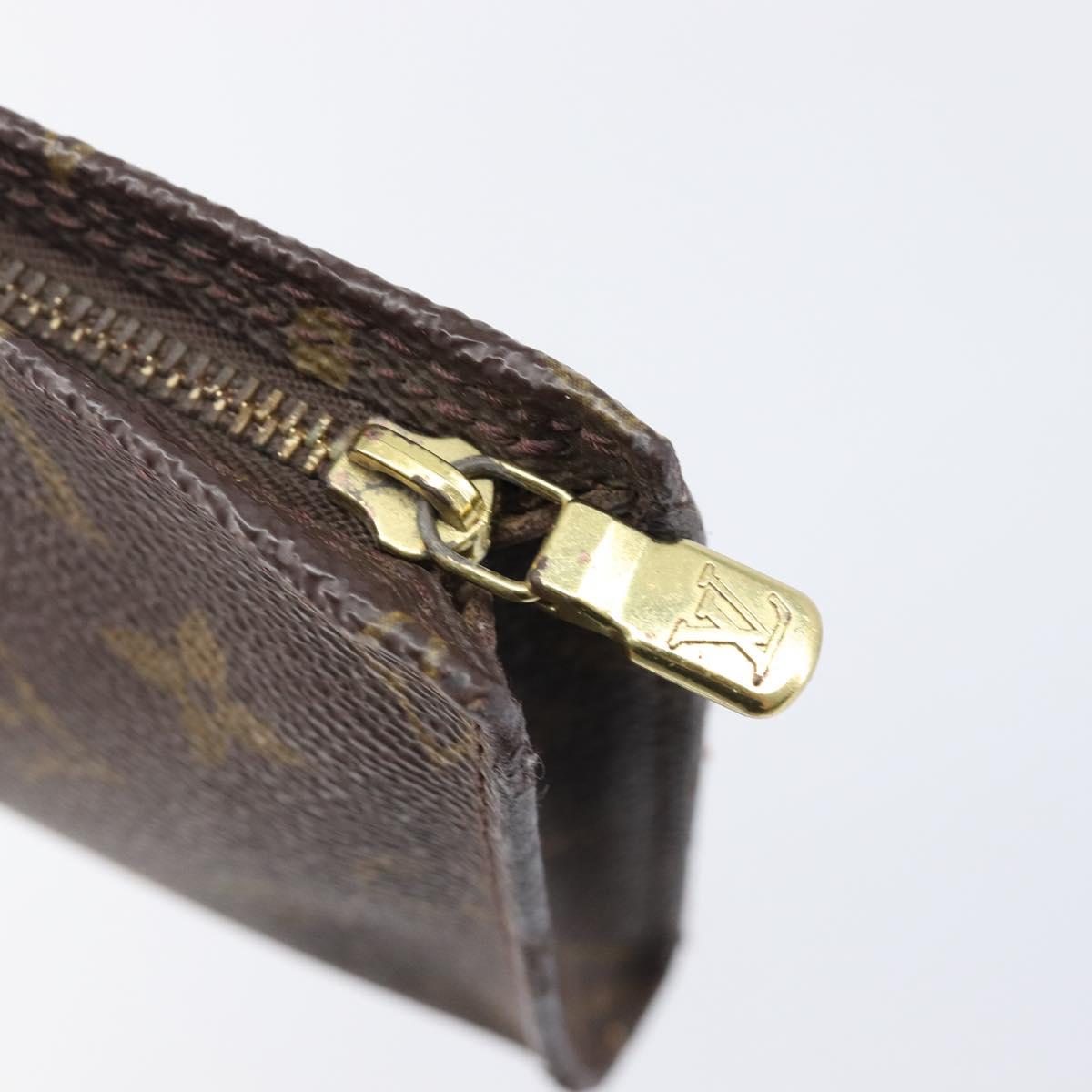 LOUIS VUITTON Monogram Bucket PM Accessory Pouch LV Auth bs37376