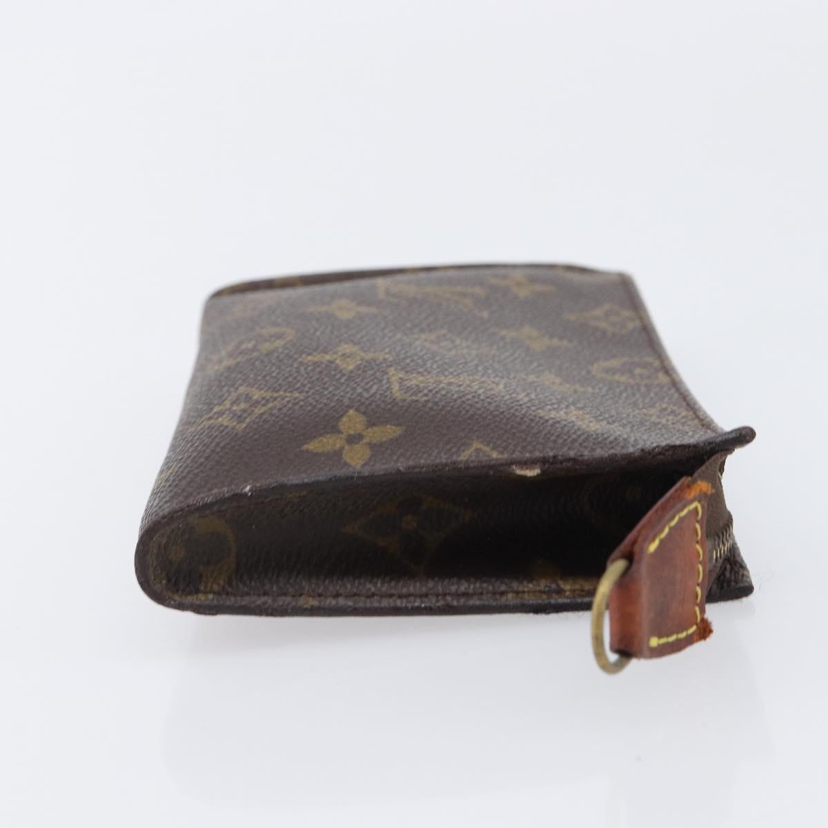 LOUIS VUITTON Monogram Bucket PM Accessory Pouch LV Auth bs37376