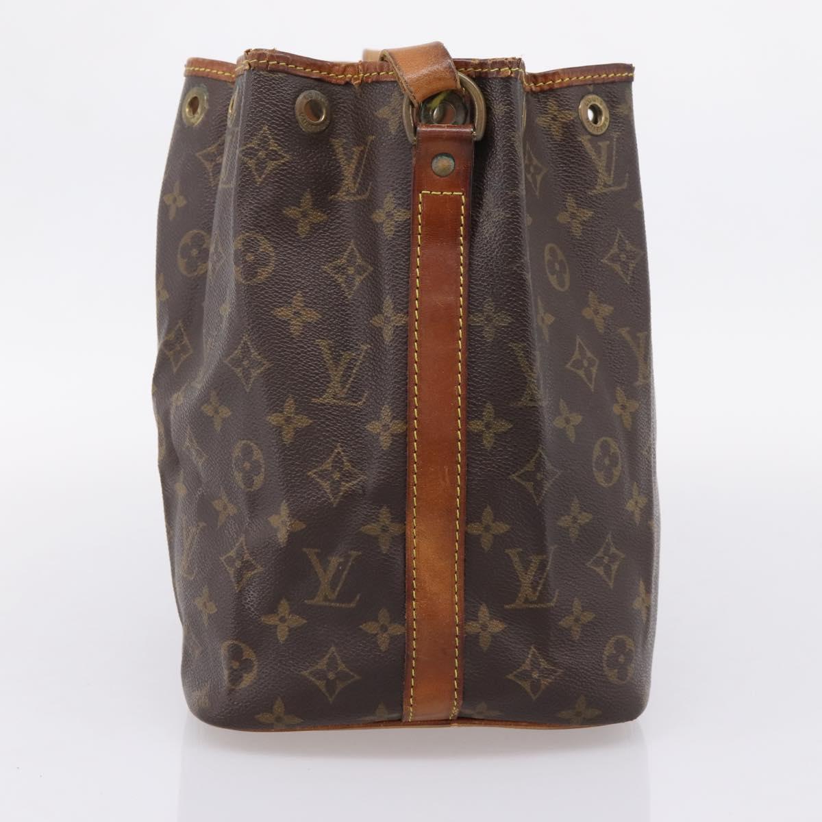 LOUIS VUITTON Monogram Petit Noe Shoulder Bag M42226 LV Auth bs37378