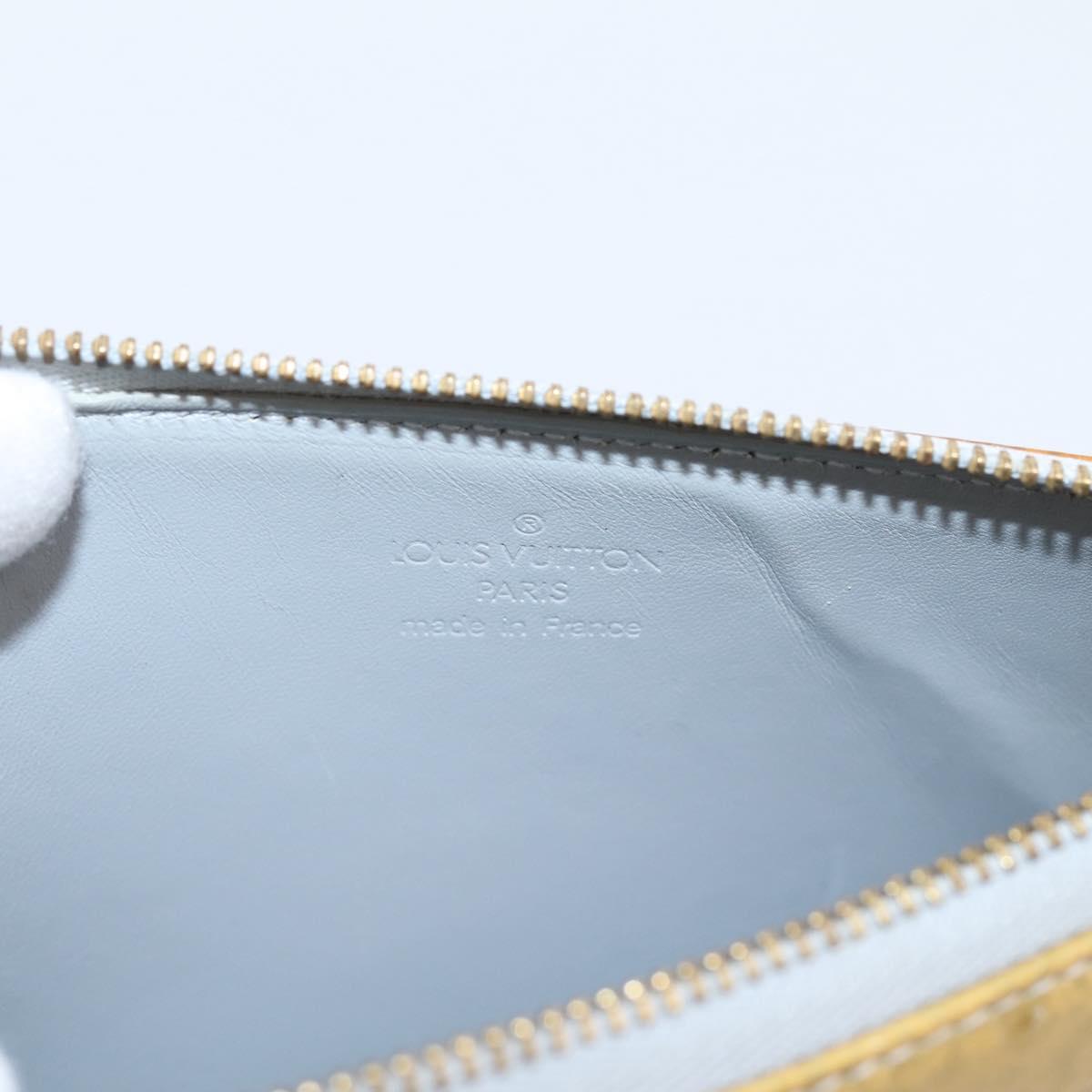 LOUIS VUITTON Monogram Vernis Lexington Accessory Pouch Gris M91056 Auth bs37380