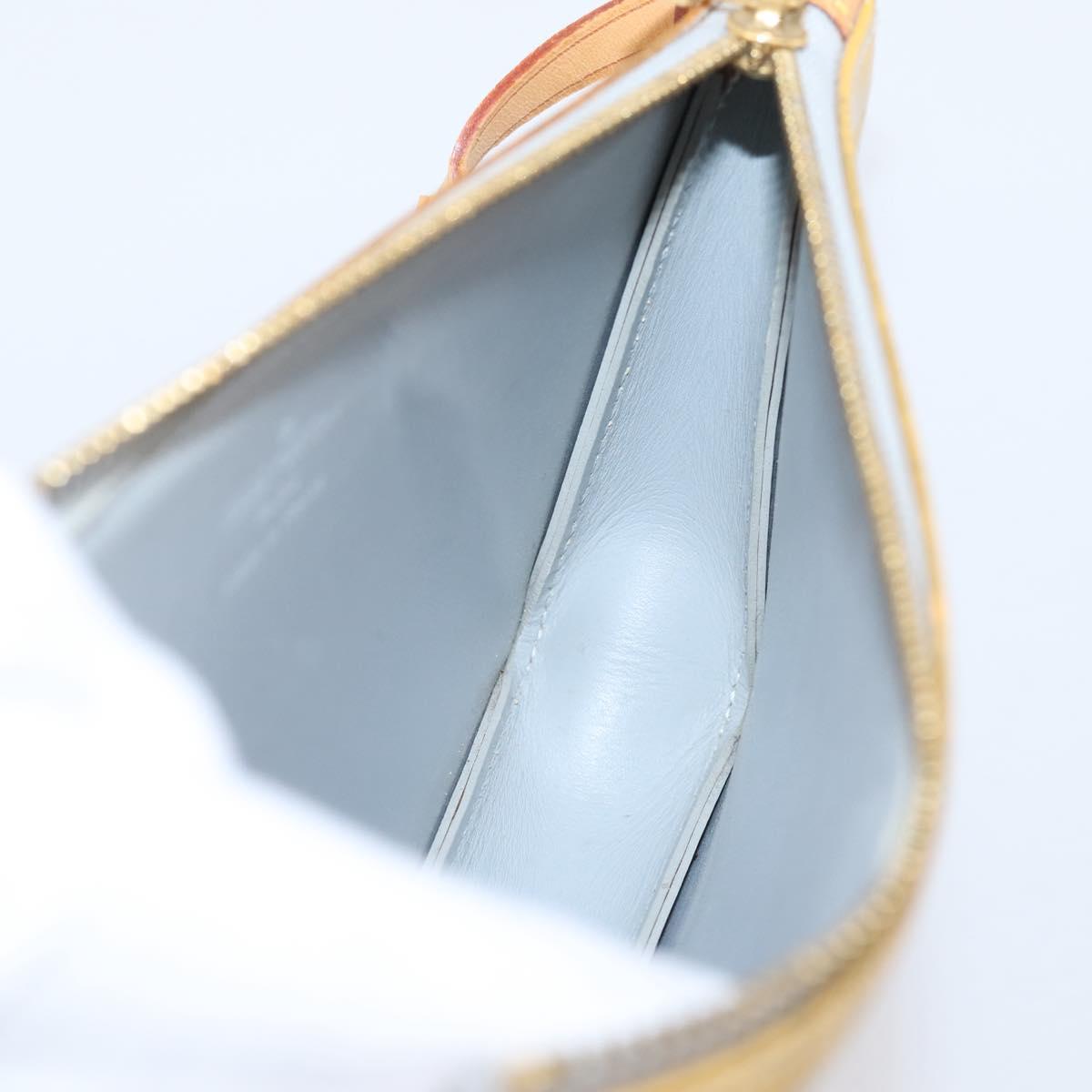 LOUIS VUITTON Monogram Vernis Lexington Accessory Pouch Gris M91056 Auth bs37380