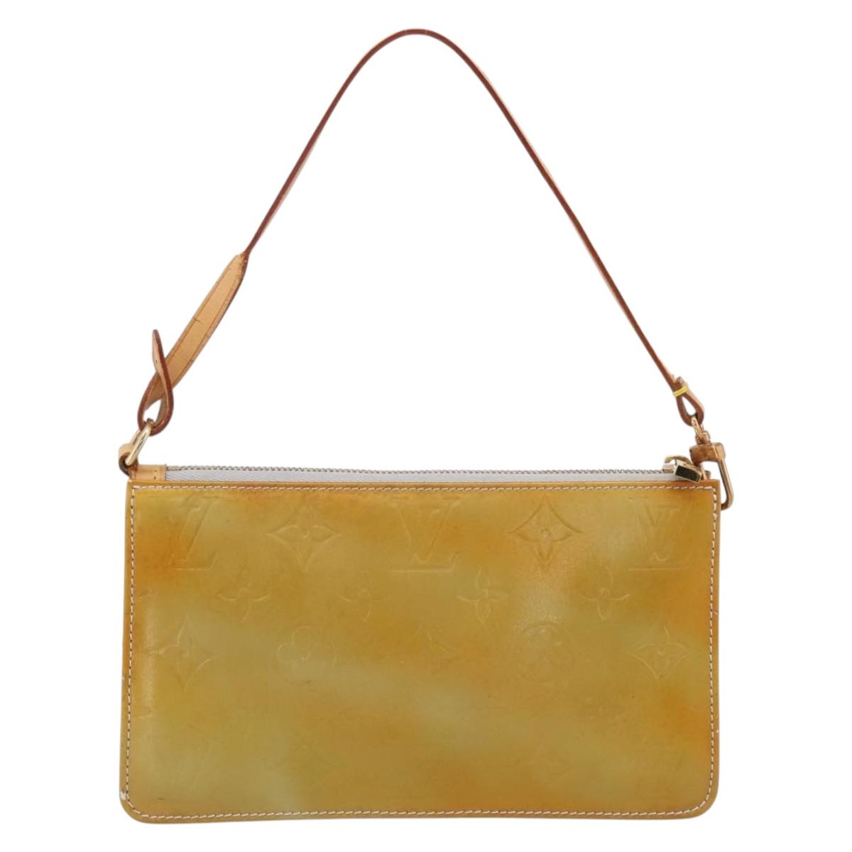 LOUIS VUITTON Monogram Vernis Lexington Accessory Pouch Gris M91056 Auth bs37380