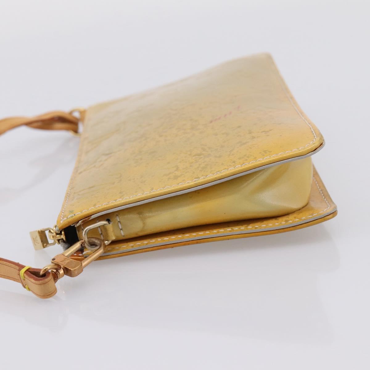 LOUIS VUITTON Monogram Vernis Lexington Accessory Pouch Gris M91056 Auth bs37380