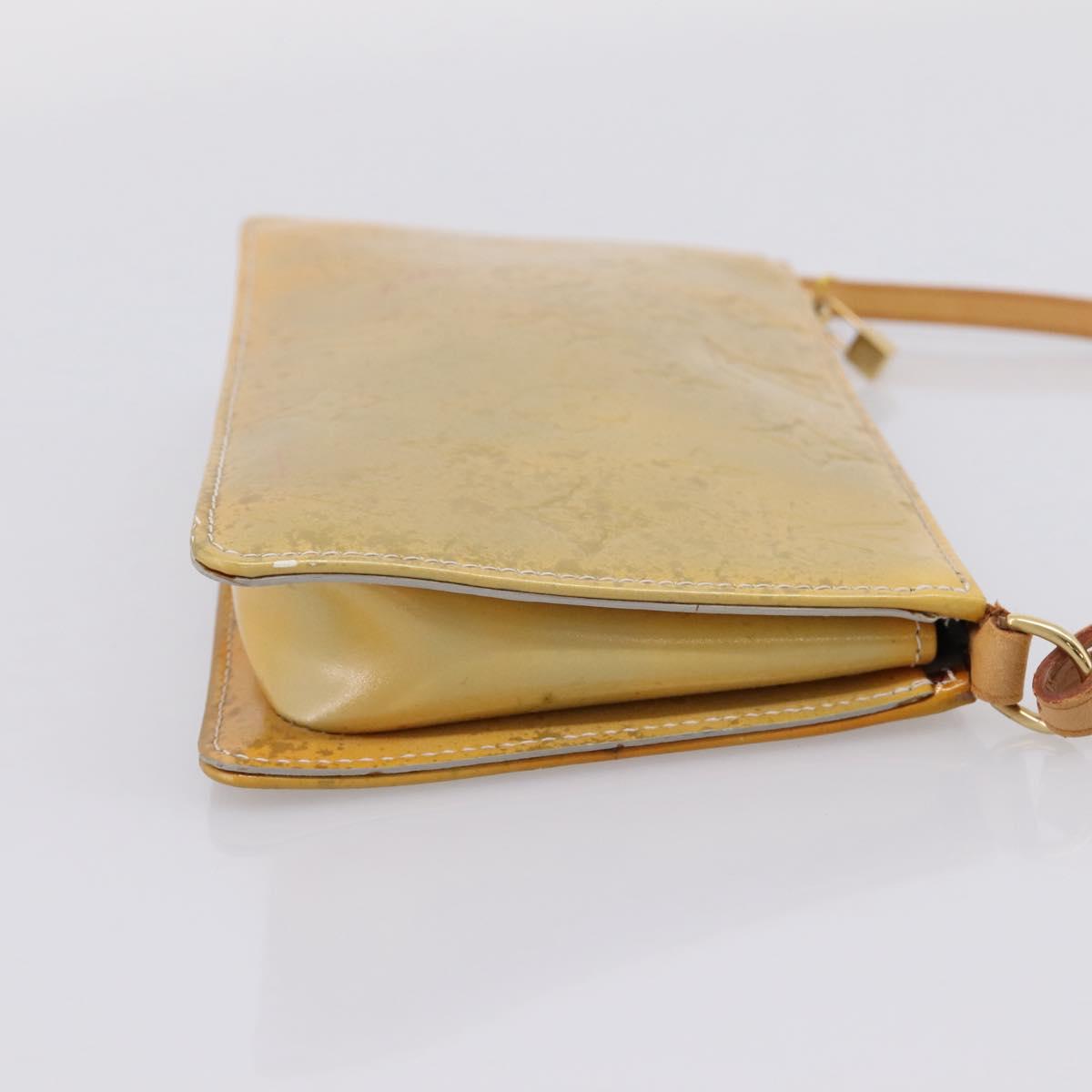LOUIS VUITTON Monogram Vernis Lexington Accessory Pouch Gris M91056 Auth bs37380