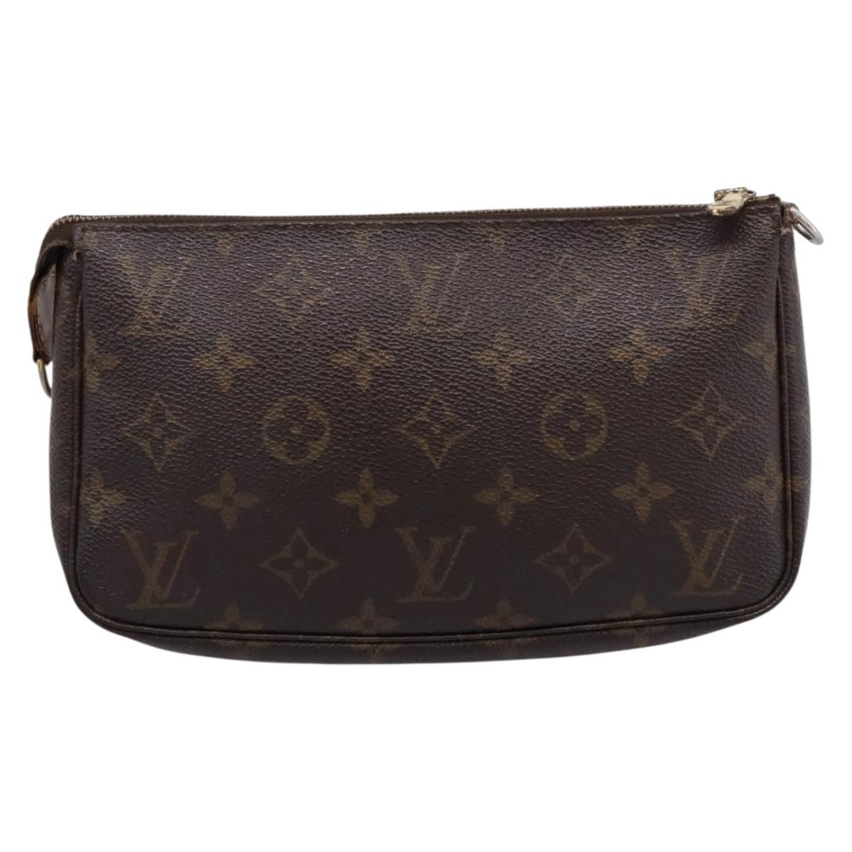 LOUIS VUITTON Monogram Pochette Accessoires Pouch M51980 LV Auth bs37381