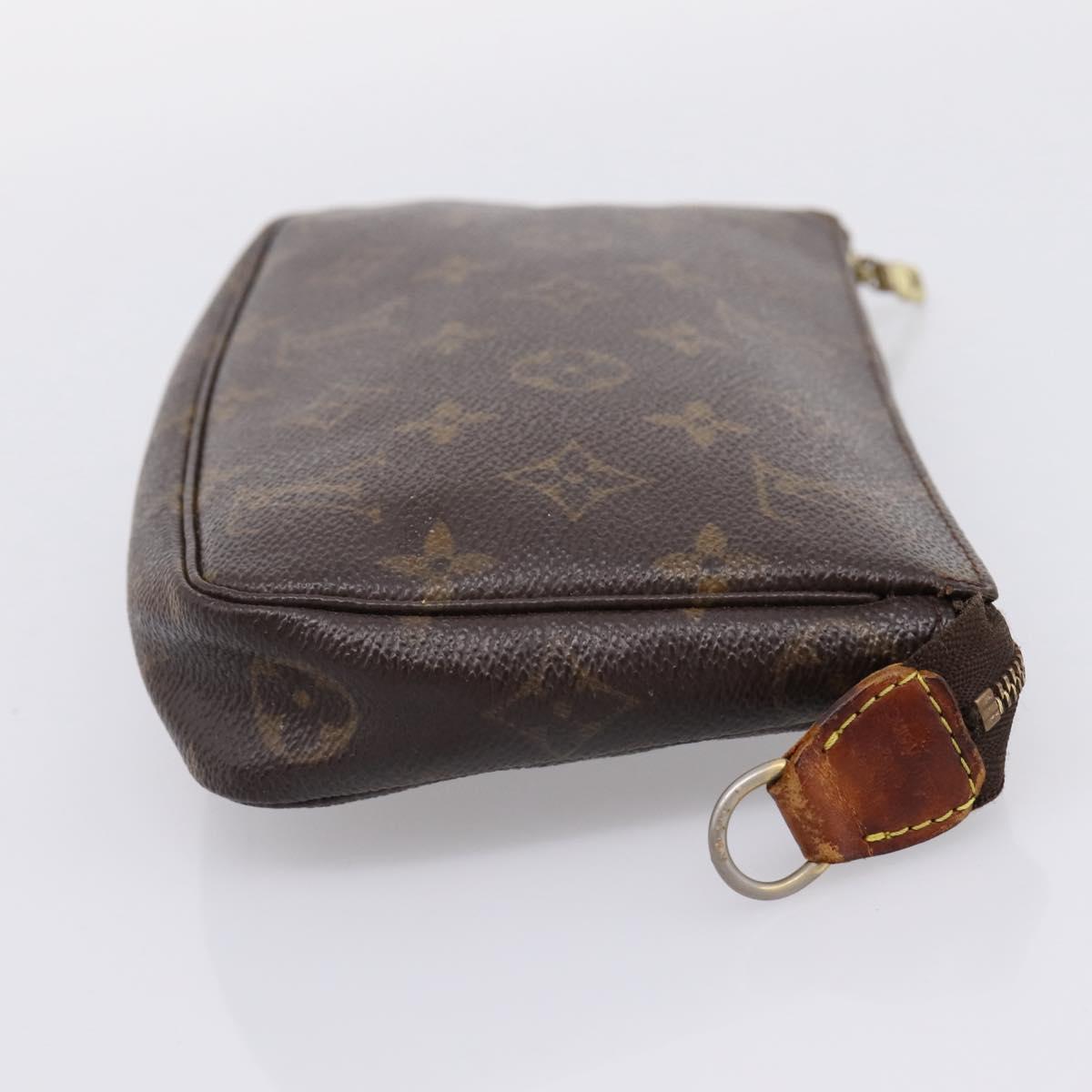 LOUIS VUITTON Monogram Pochette Accessoires Pouch M51980 LV Auth bs37381