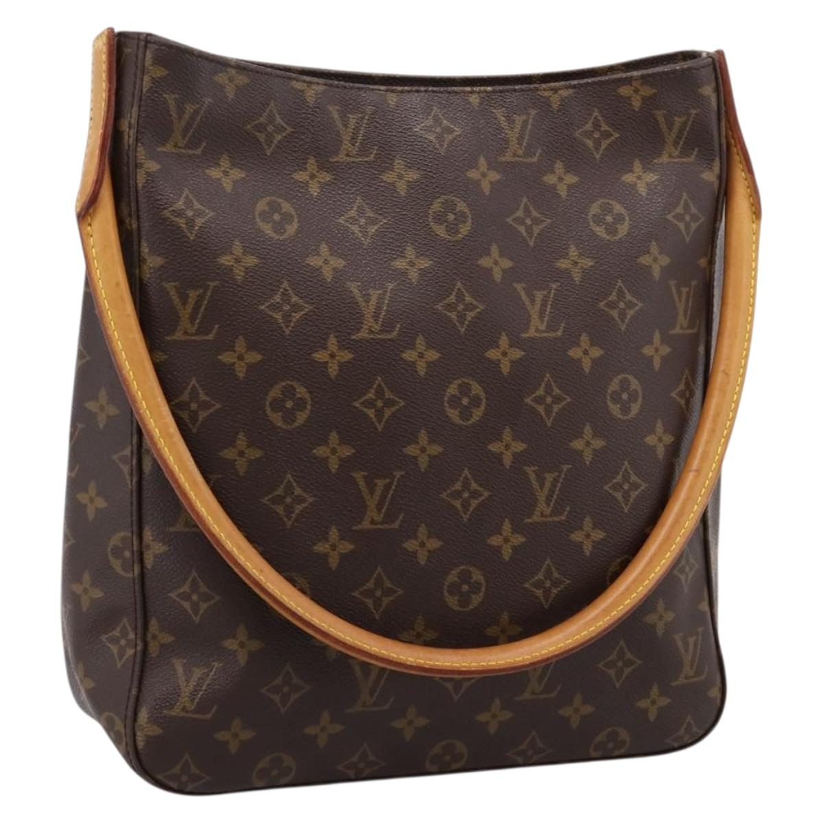 LOUIS VUITTON Monogram Looping GM Shoulder Bag M51145 LV Auth bs37412