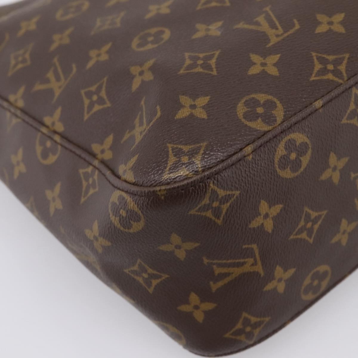 LOUIS VUITTON Monogram Looping GM Shoulder Bag M51145 LV Auth bs37412