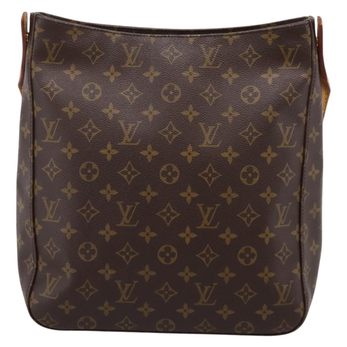 LOUIS VUITTON Monogram Looping GM Shoulder Bag M51145 LV Auth bs37412