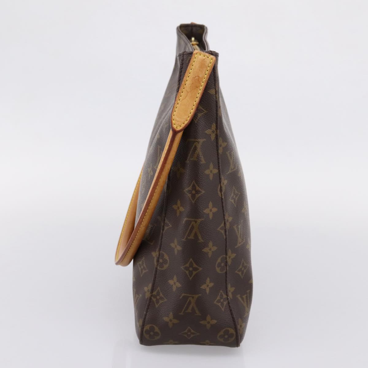 LOUIS VUITTON Monogram Looping GM Shoulder Bag M51145 LV Auth bs37412