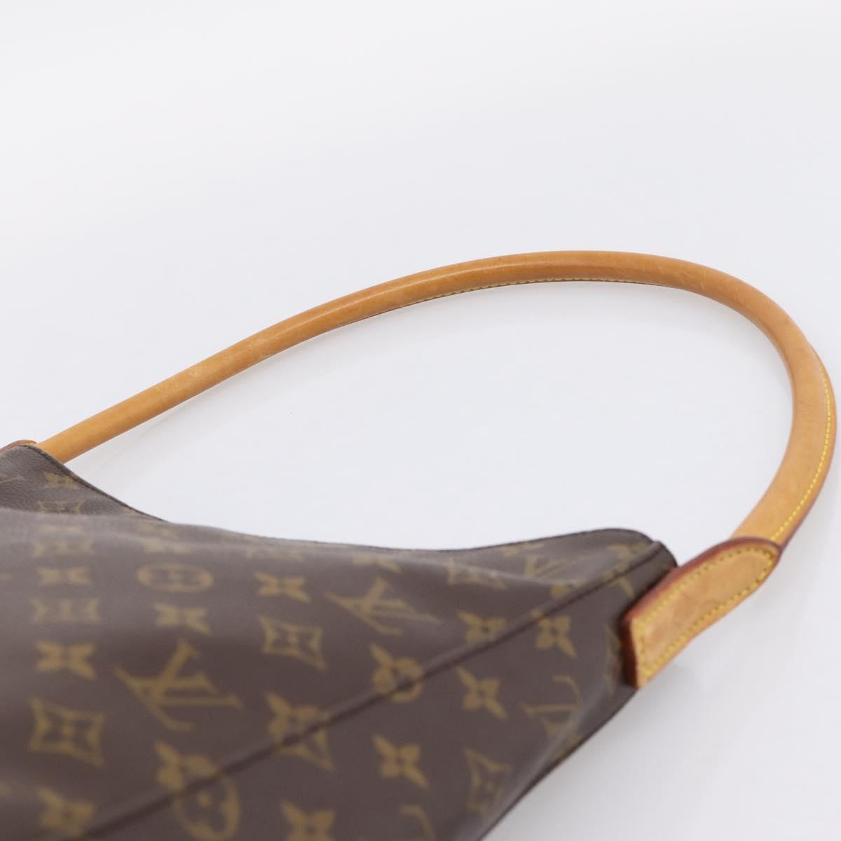 LOUIS VUITTON Monogram Looping GM Shoulder Bag M51145 LV Auth bs37412