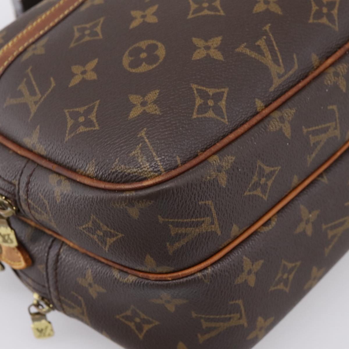 LOUIS VUITTON Monogram Reporter PM Shoulder Bag M45254 LV Auth bs37419