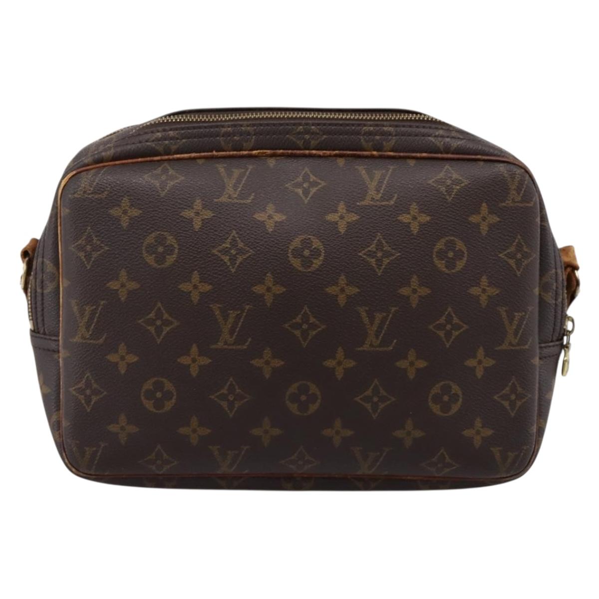 LOUIS VUITTON Monogram Reporter PM Shoulder Bag M45254 LV Auth bs37419