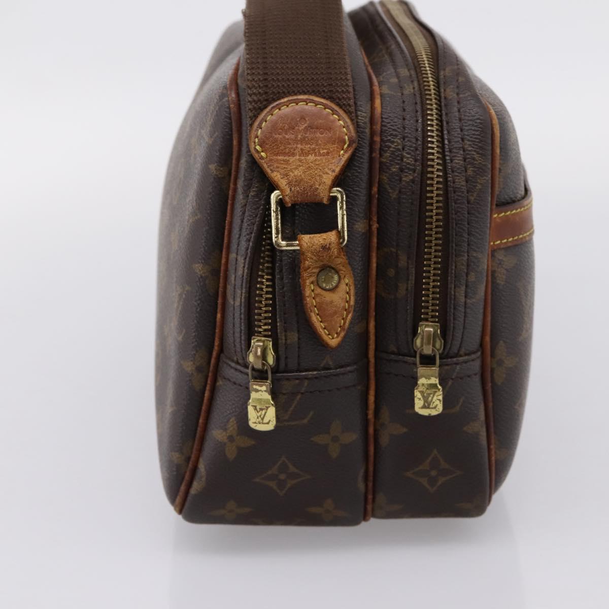 LOUIS VUITTON Monogram Reporter PM Shoulder Bag M45254 LV Auth bs37419