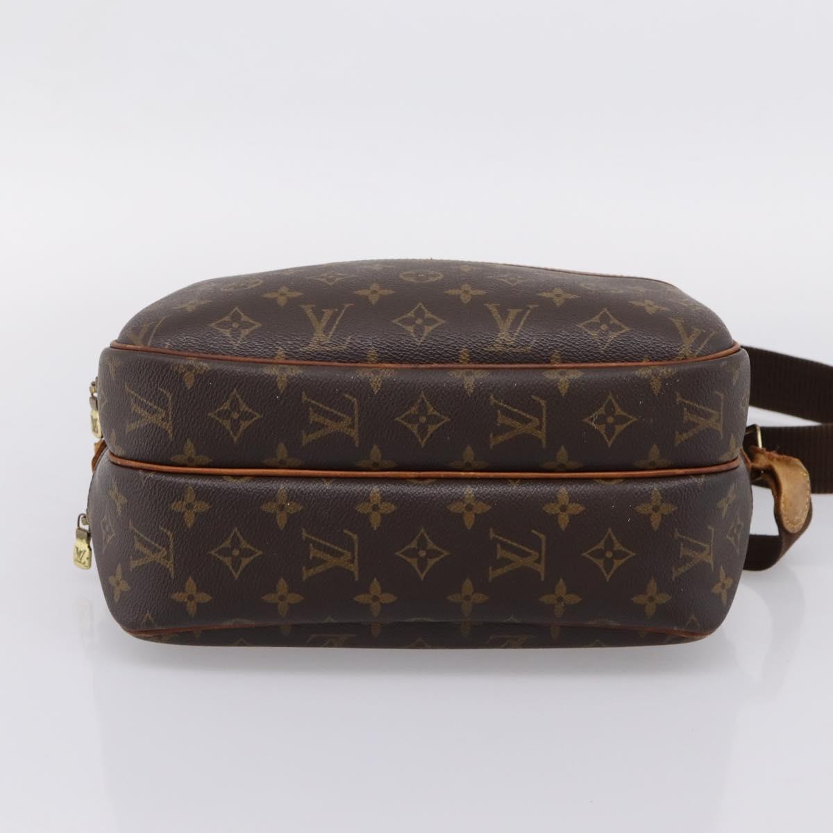 LOUIS VUITTON Monogram Reporter PM Shoulder Bag M45254 LV Auth bs37419