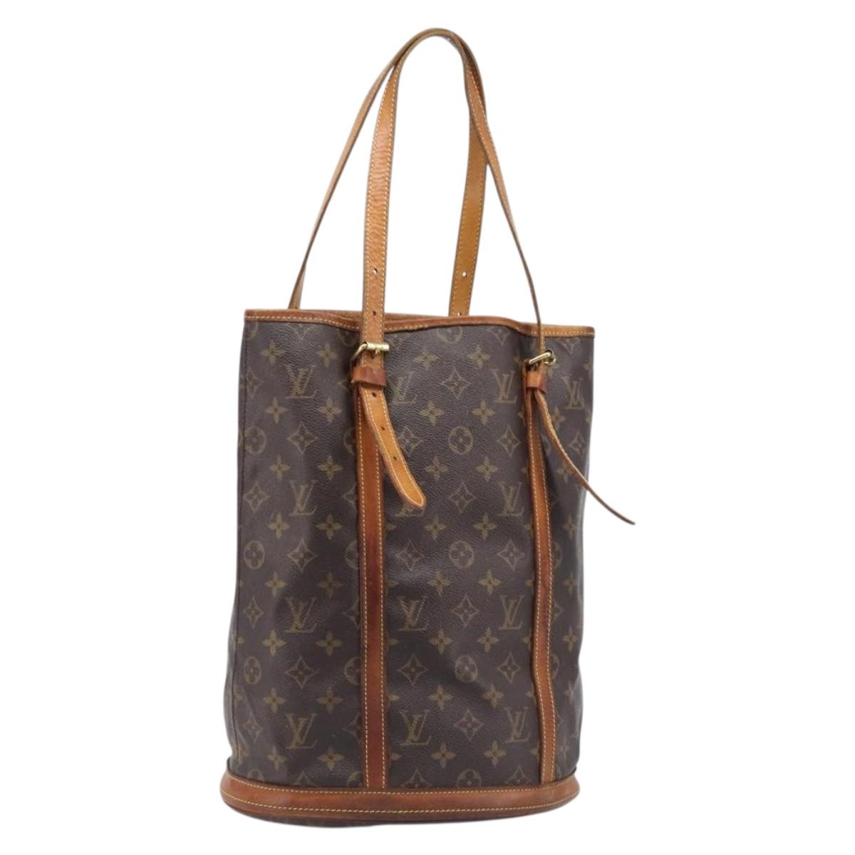 LOUIS VUITTON Monogram Bucket GM Shoulder Bag M42236 LV Auth bs37420