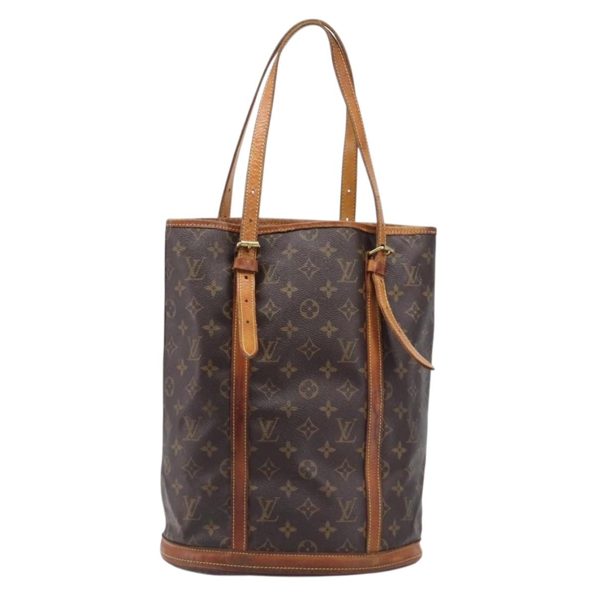 LOUIS VUITTON Monogram Bucket GM Shoulder Bag M42236 LV Auth bs37420