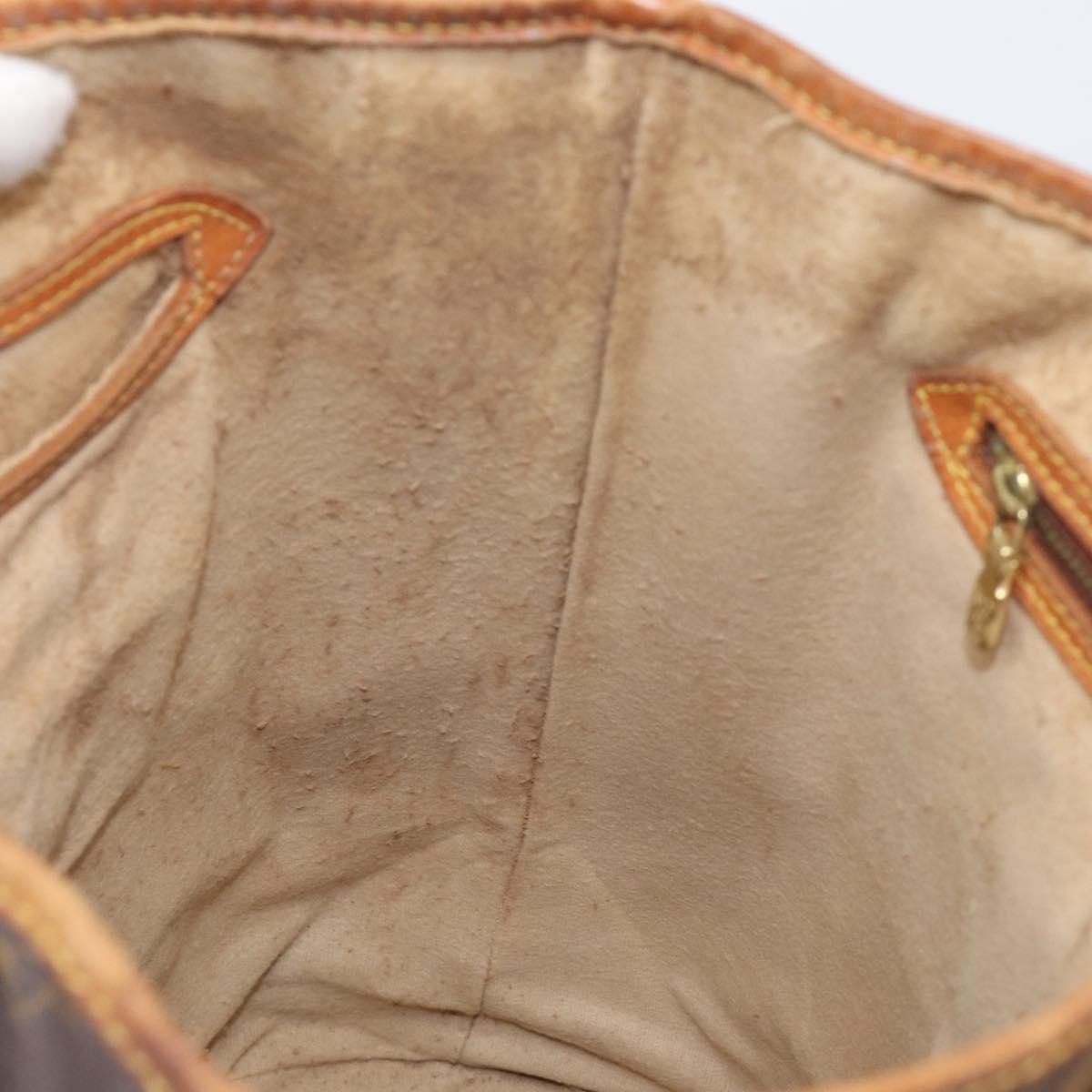 LOUIS VUITTON Monogram Bucket GM Shoulder Bag M42236 LV Auth bs37420
