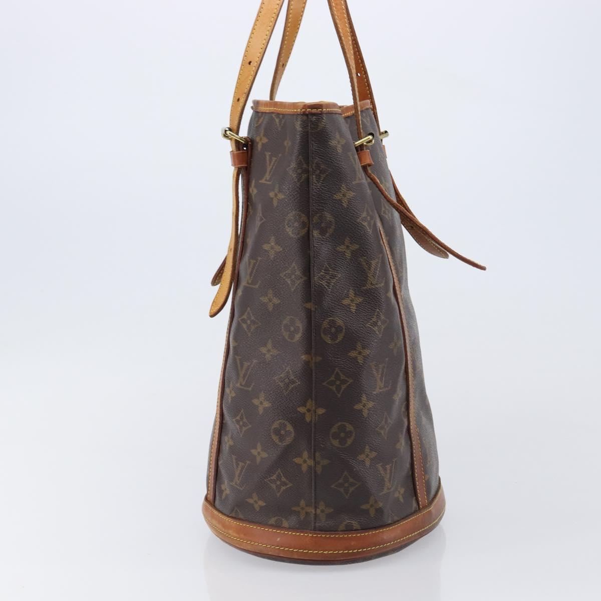 LOUIS VUITTON Monogram Bucket GM Shoulder Bag M42236 LV Auth bs37420