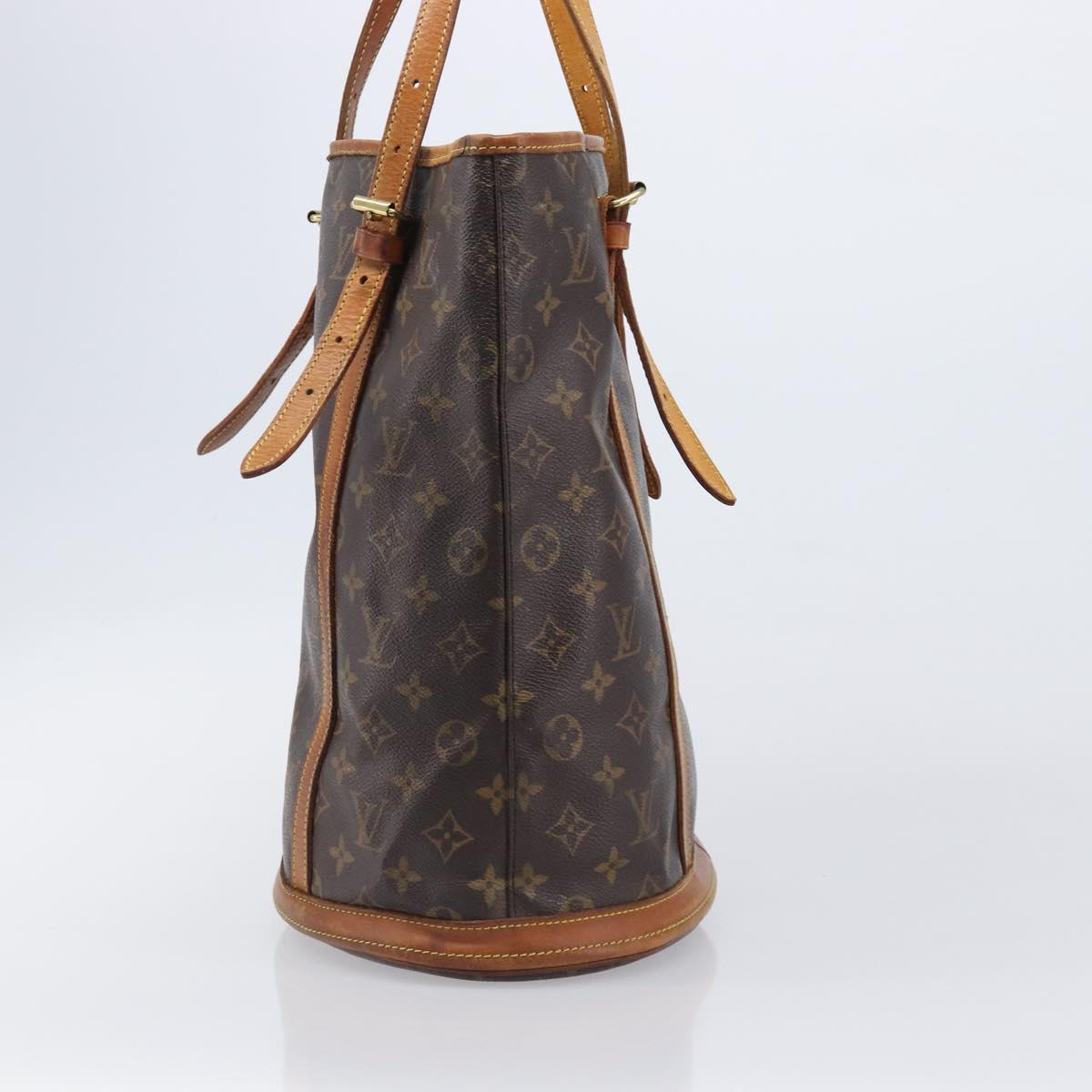 LOUIS VUITTON Monogram Bucket GM Shoulder Bag M42236 LV Auth bs37420