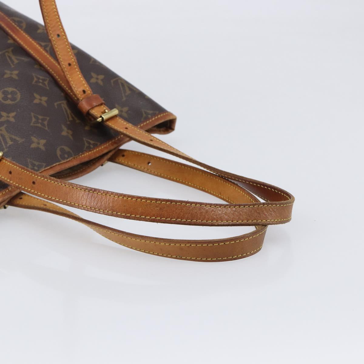 LOUIS VUITTON Monogram Bucket GM Shoulder Bag M42236 LV Auth bs37420