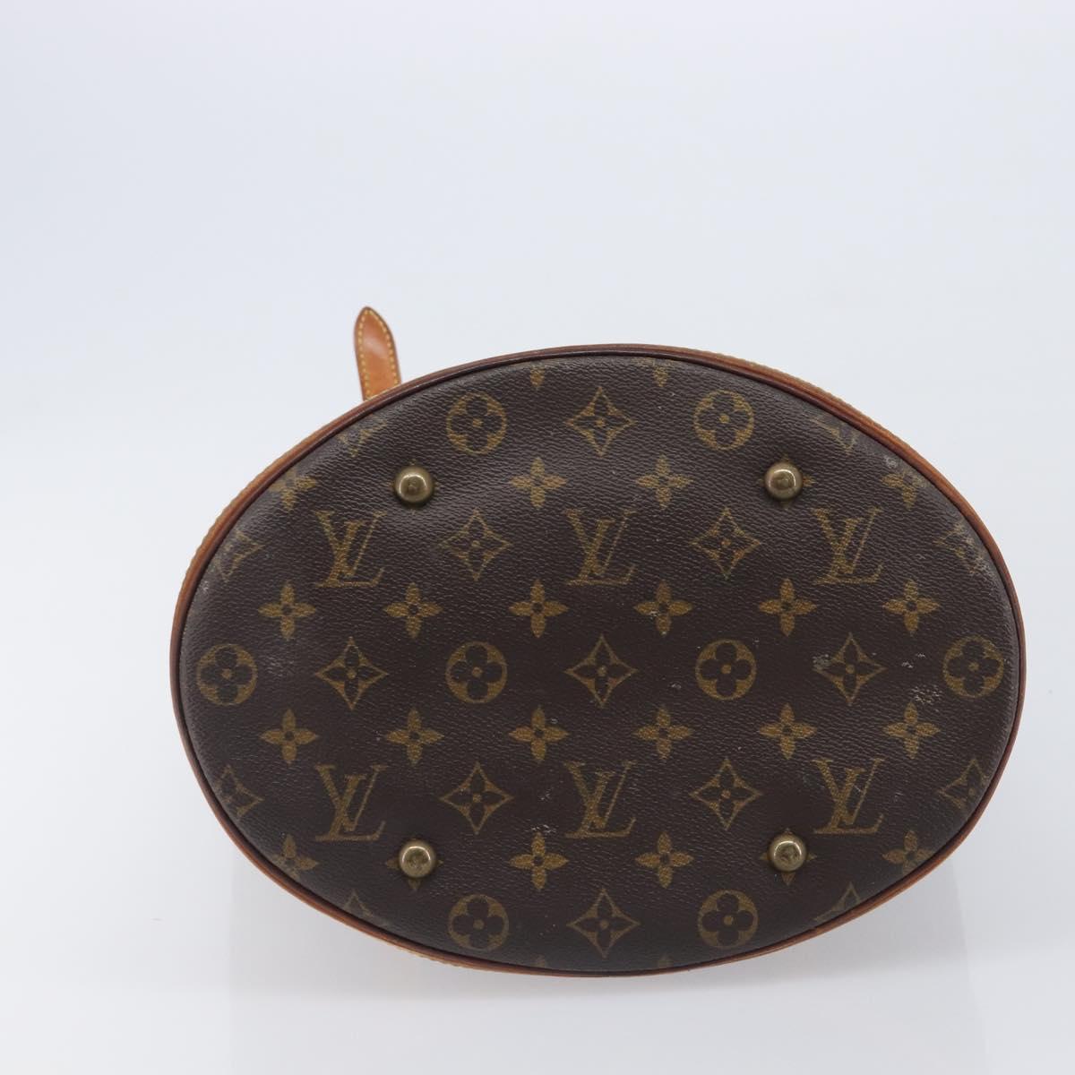 LOUIS VUITTON Monogram Bucket GM Shoulder Bag M42236 LV Auth bs37420