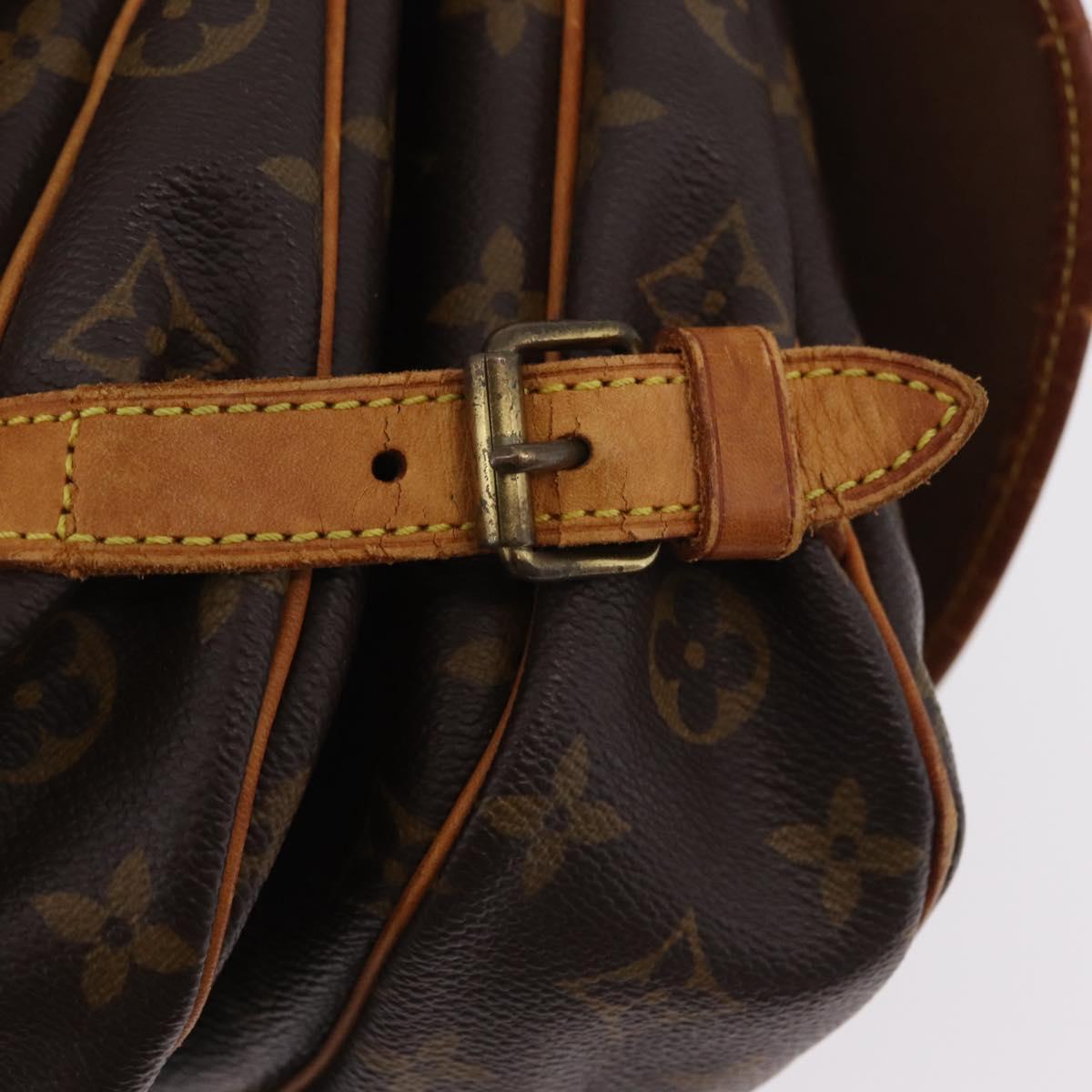 LOUIS VUITTON Monogram Saumur 30 Shoulder Bag M42256 LV Auth bs37425