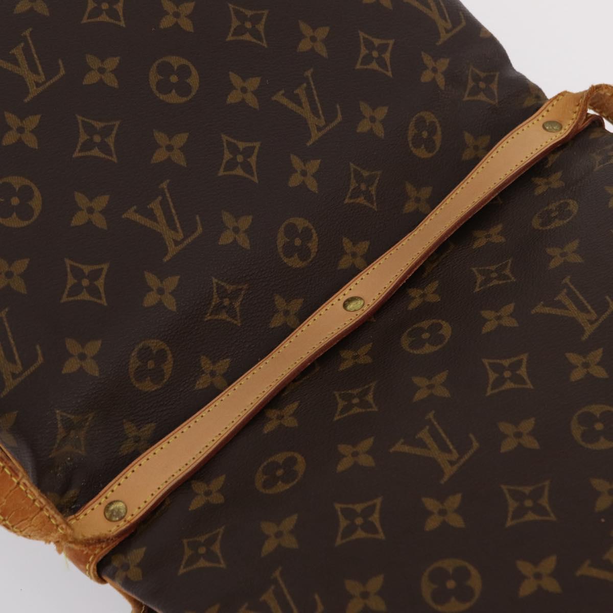 LOUIS VUITTON Monogram Saumur 30 Shoulder Bag M42256 LV Auth bs37425