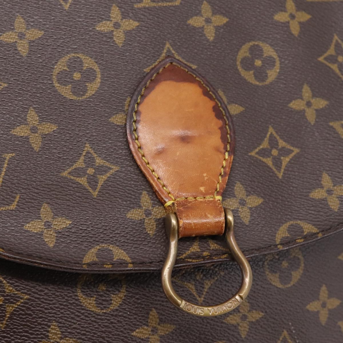 LOUIS VUITTON Monogram Saint Cloud GM Shoulder Bag M51242 LV Auth bs37431