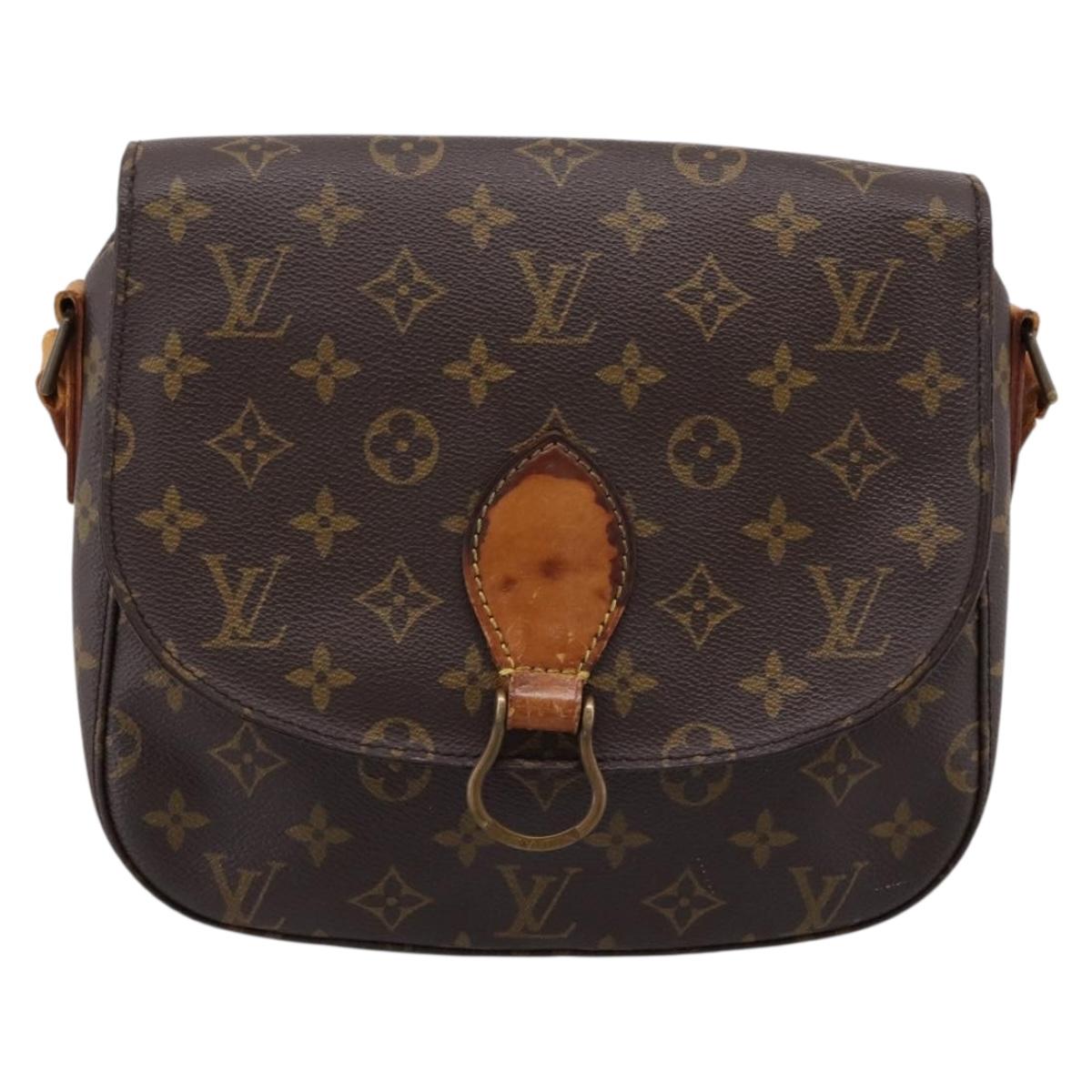 LOUIS VUITTON Monogram Saint Cloud GM Shoulder Bag M51242 LV Auth bs37431