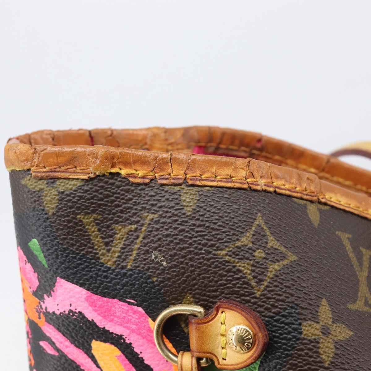 LOUIS VUITTON Monogram Rose Neverfull MM Tote Bag M48613 LV Auth bs37433
