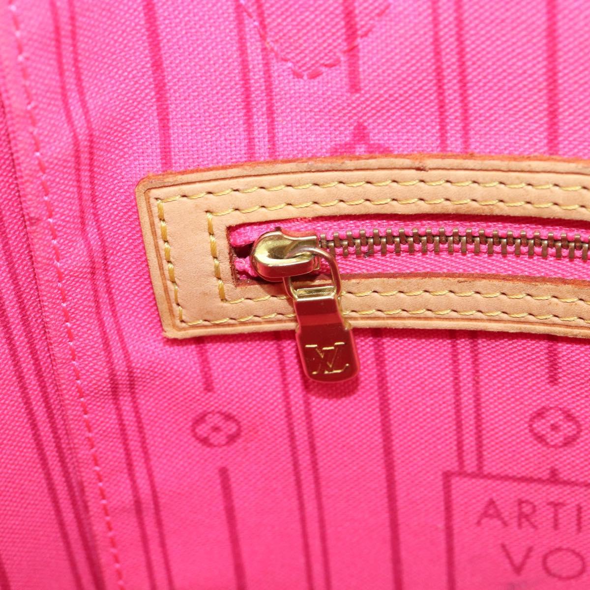LOUIS VUITTON Monogram Rose Neverfull MM Tote Bag M48613 LV Auth bs37433