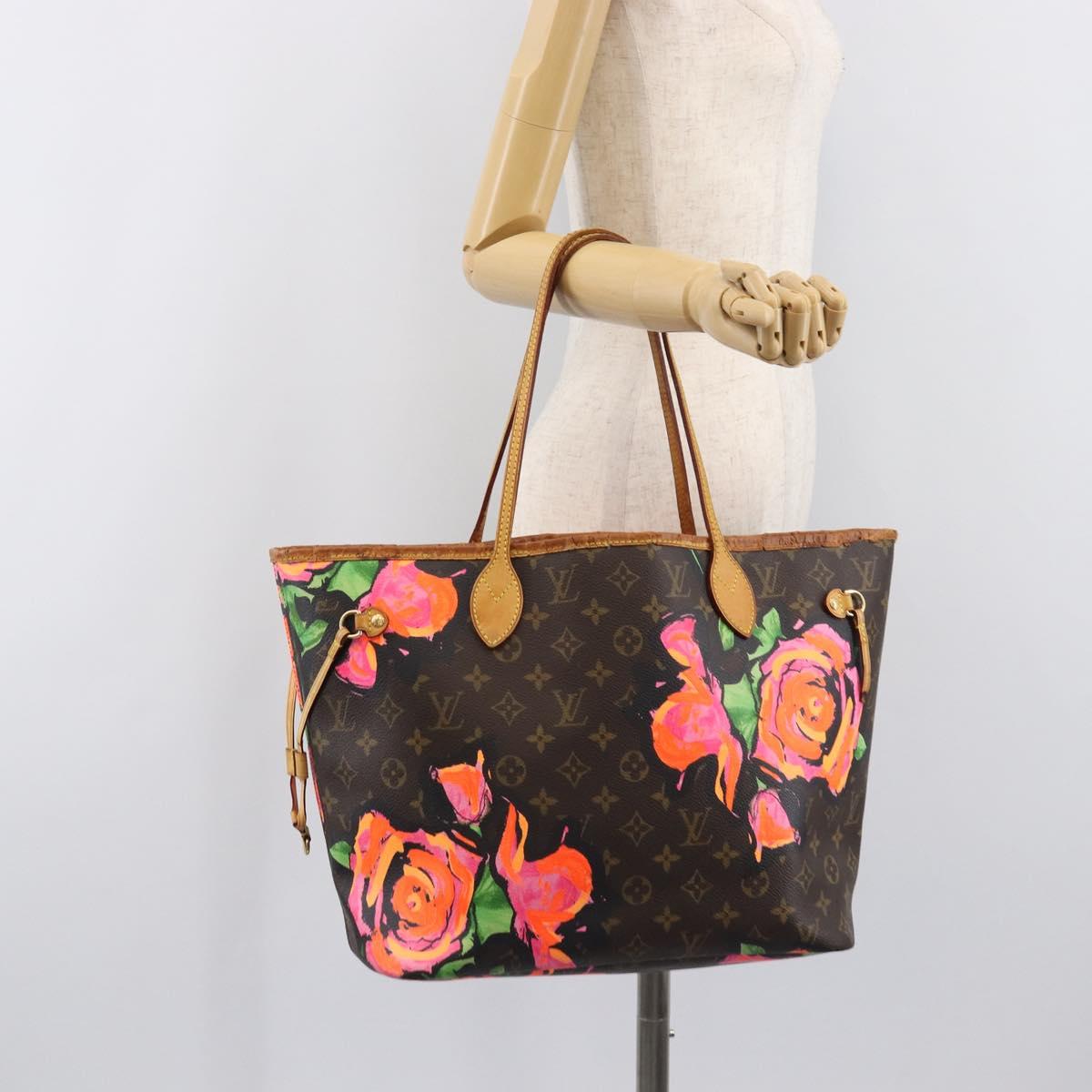 LOUIS VUITTON Monogram Rose Neverfull MM Tote Bag M48613 LV Auth bs37433