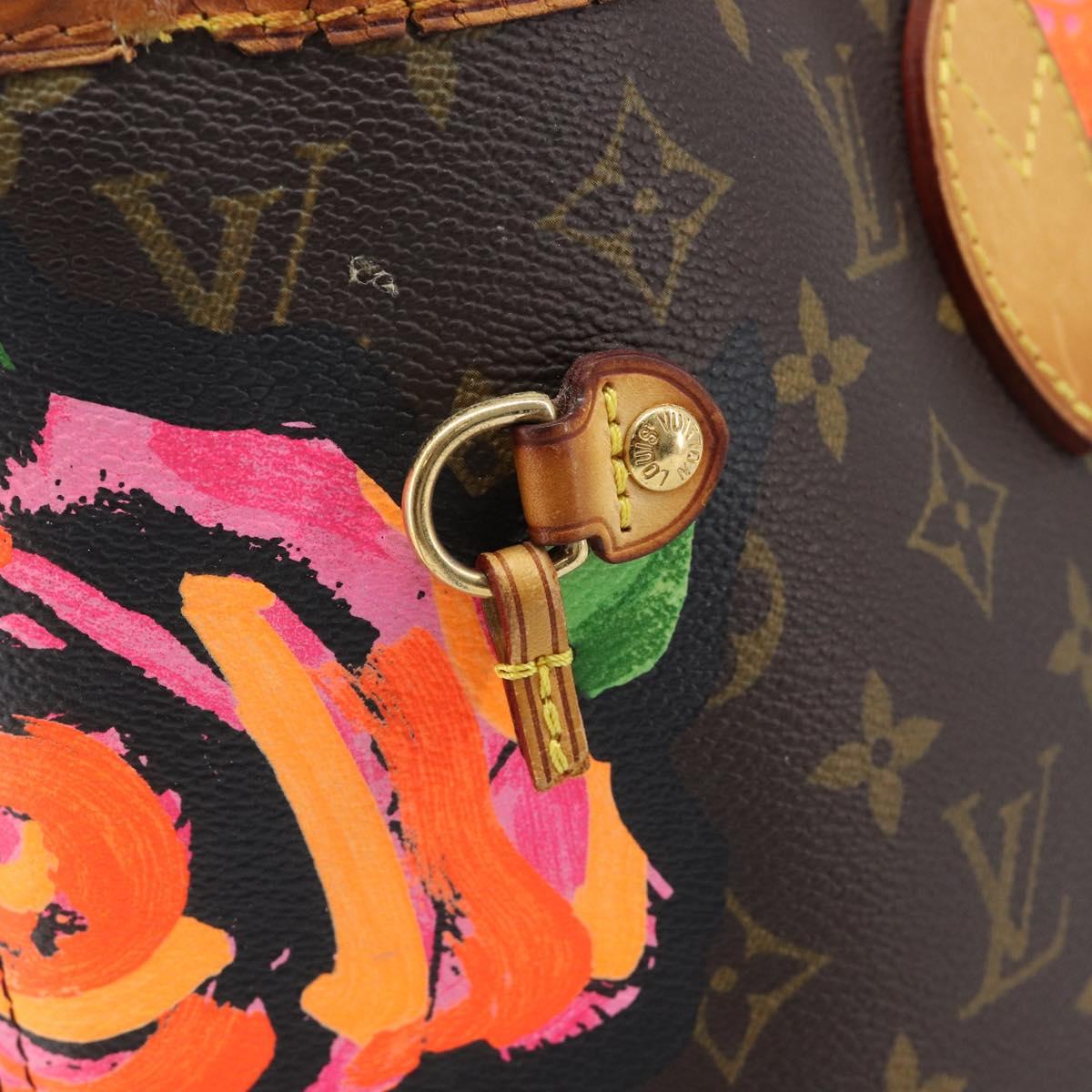 LOUIS VUITTON Monogram Rose Neverfull MM Tote Bag M48613 LV Auth bs37433