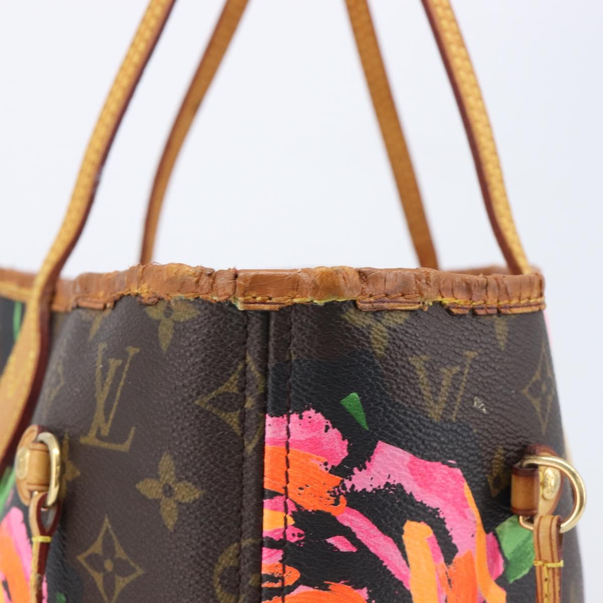 LOUIS VUITTON Monogram Rose Neverfull MM Tote Bag M48613 LV Auth bs37433