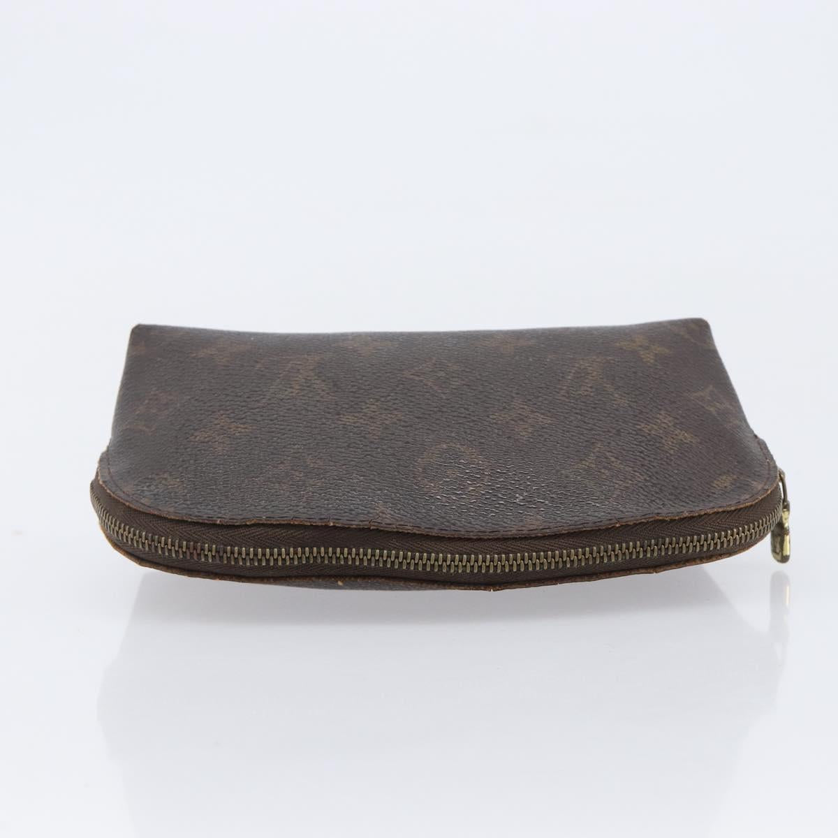 LOUIS VUITTON Monogram Pochette Cosmetic PM Pouch 2 Set LV Auth bs37435
