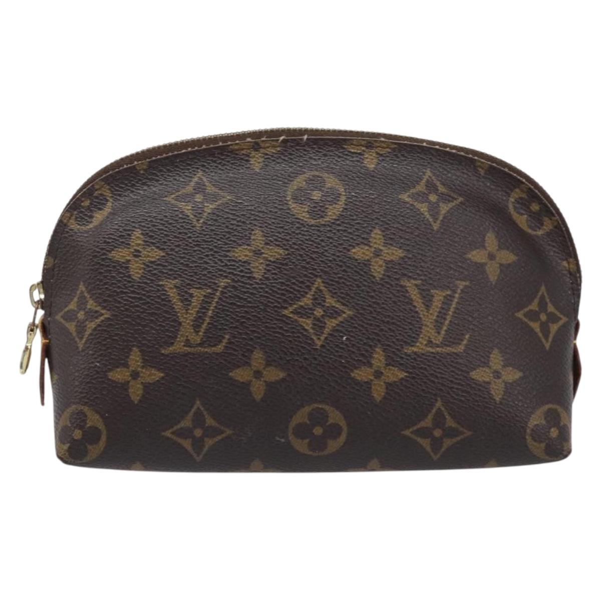 LOUIS VUITTON Monogram Pochette Cosmetic PM Pouch 2 Set LV Auth bs37435