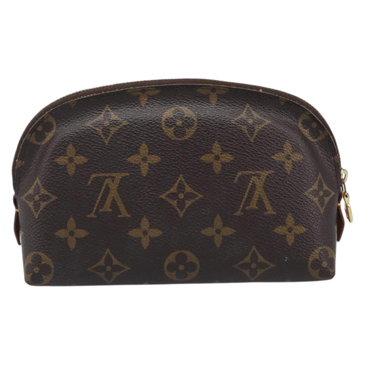 LOUIS VUITTON Monogram Pochette Cosmetic PM Pouch 2 Set LV Auth bs37435
