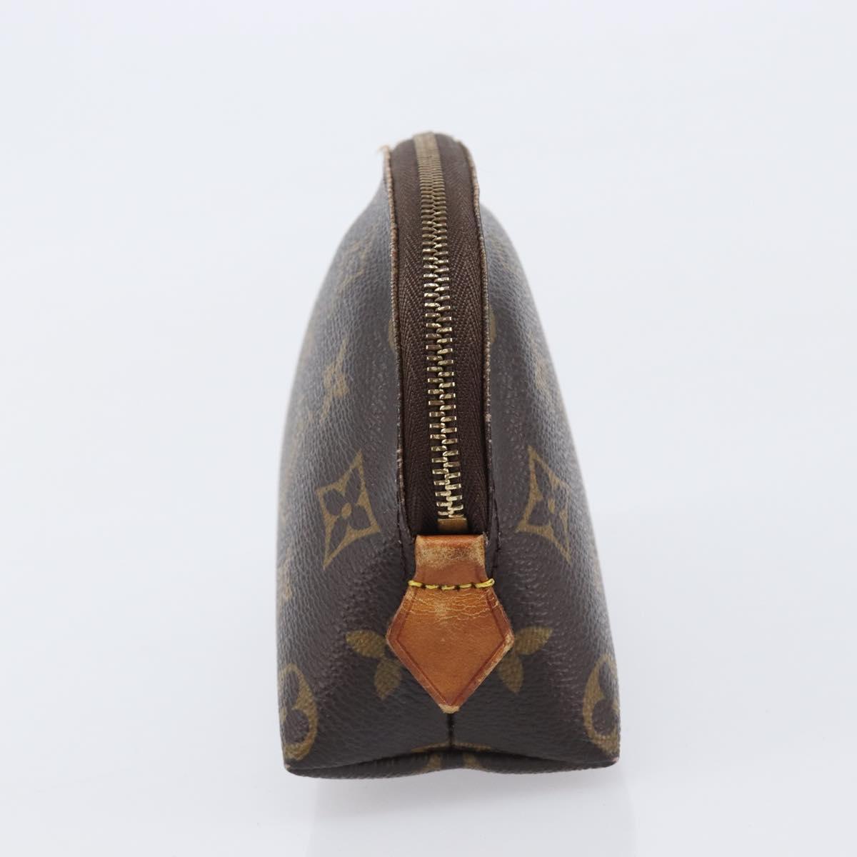 LOUIS VUITTON Monogram Pochette Cosmetic PM Pouch 2 Set LV Auth bs37435