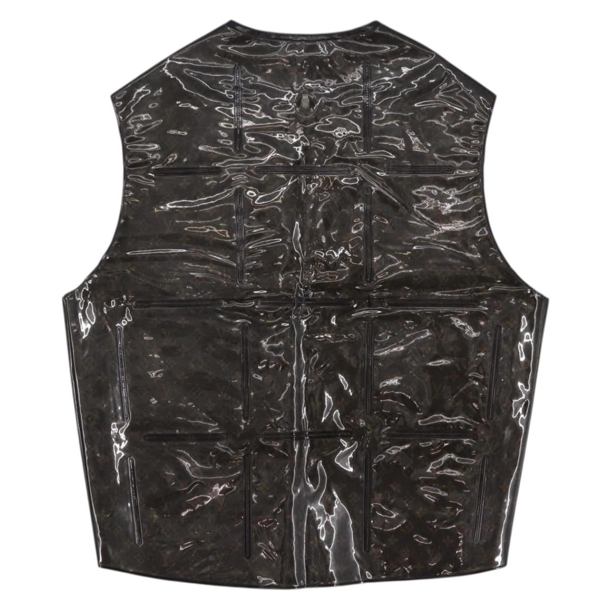 LOUIS VUITTON Monogram Best Inflatable Jacket Vinyl 48 LV Auth bs37442V
