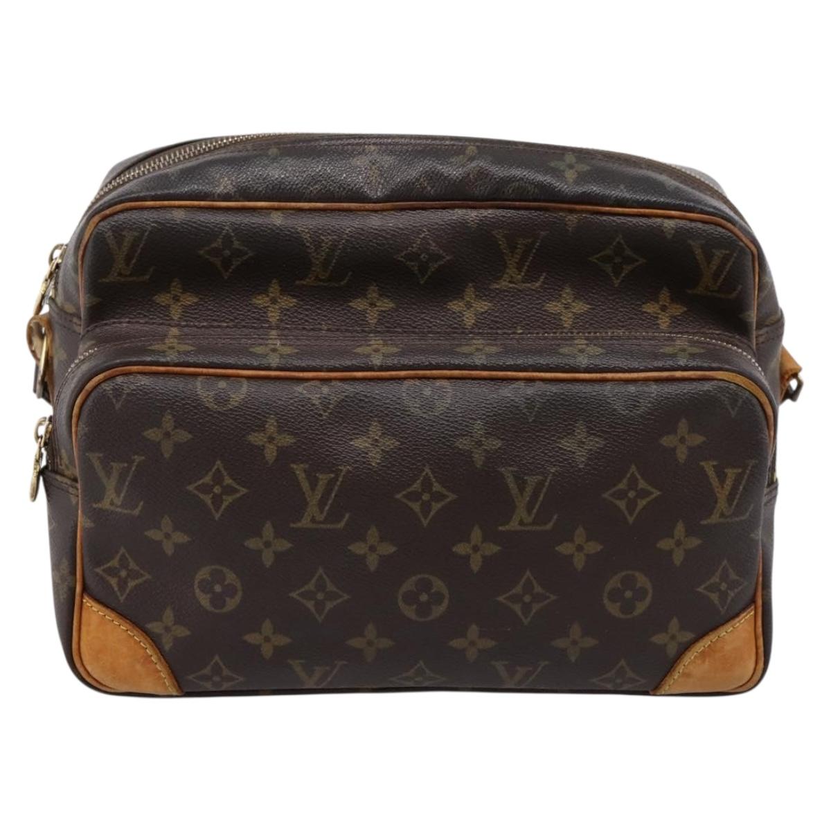 LOUIS VUITTON Monogram Nile Shoulder Bag M45244 LV Auth bs37459