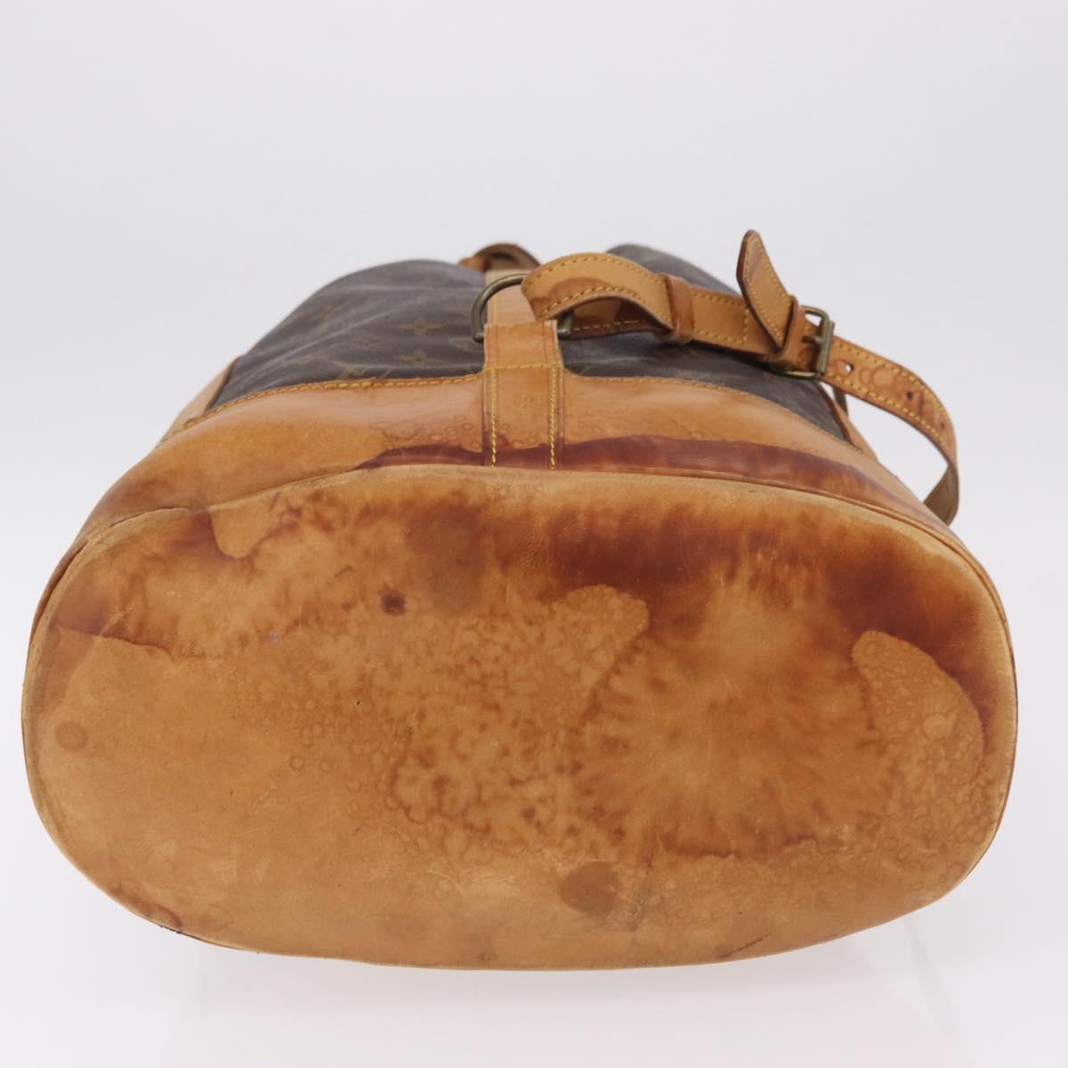 LOUIS VUITTON Monogram Randonnee PM Shoulder Bag M42243 LV Auth bs37462