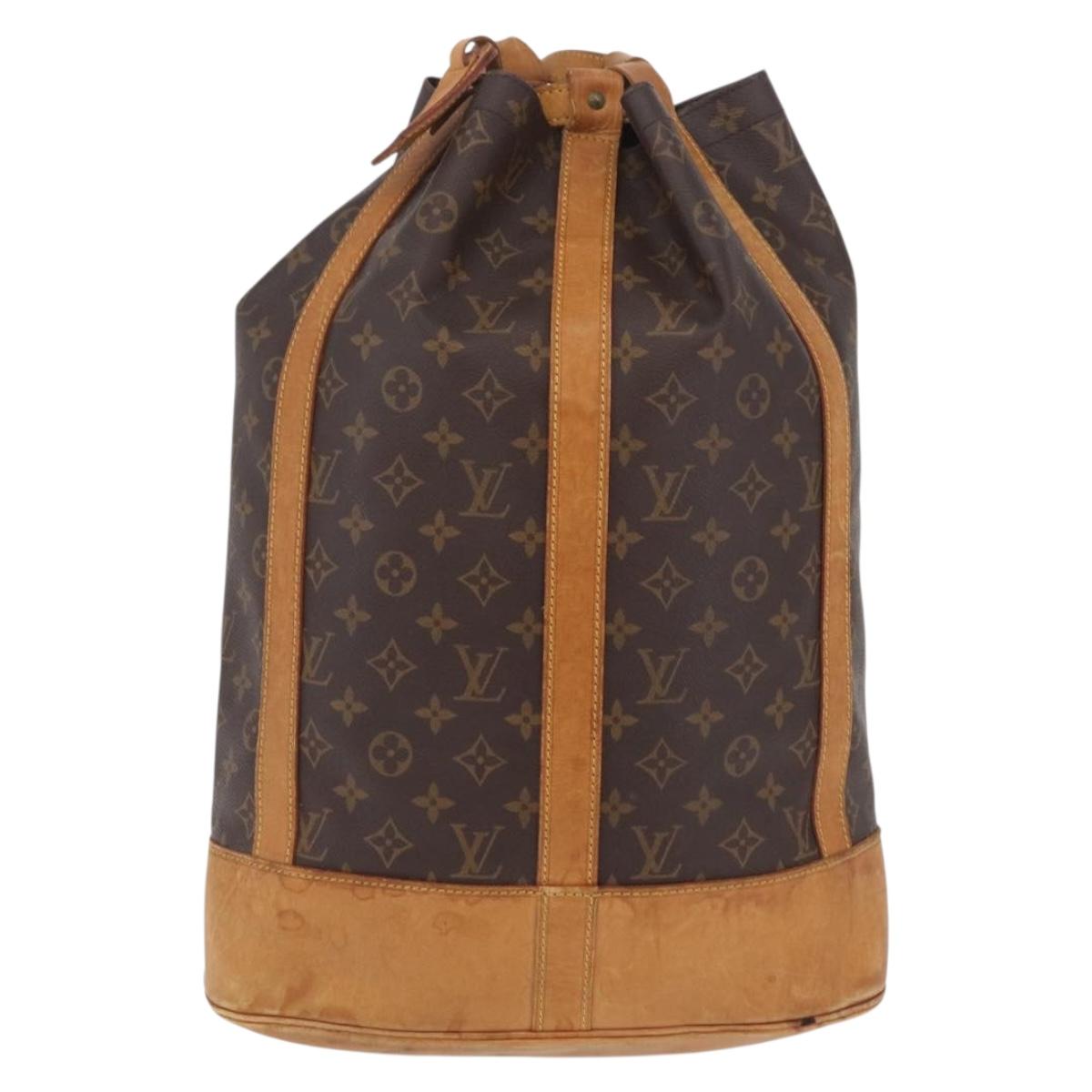 LOUIS VUITTON Monogram Randonnee PM Shoulder Bag M42243 LV Auth bs37462