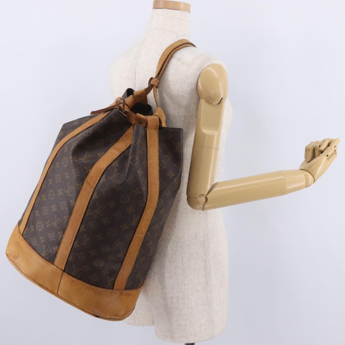 LOUIS VUITTON Monogram Randonnee PM Shoulder Bag M42243 LV Auth bs37462