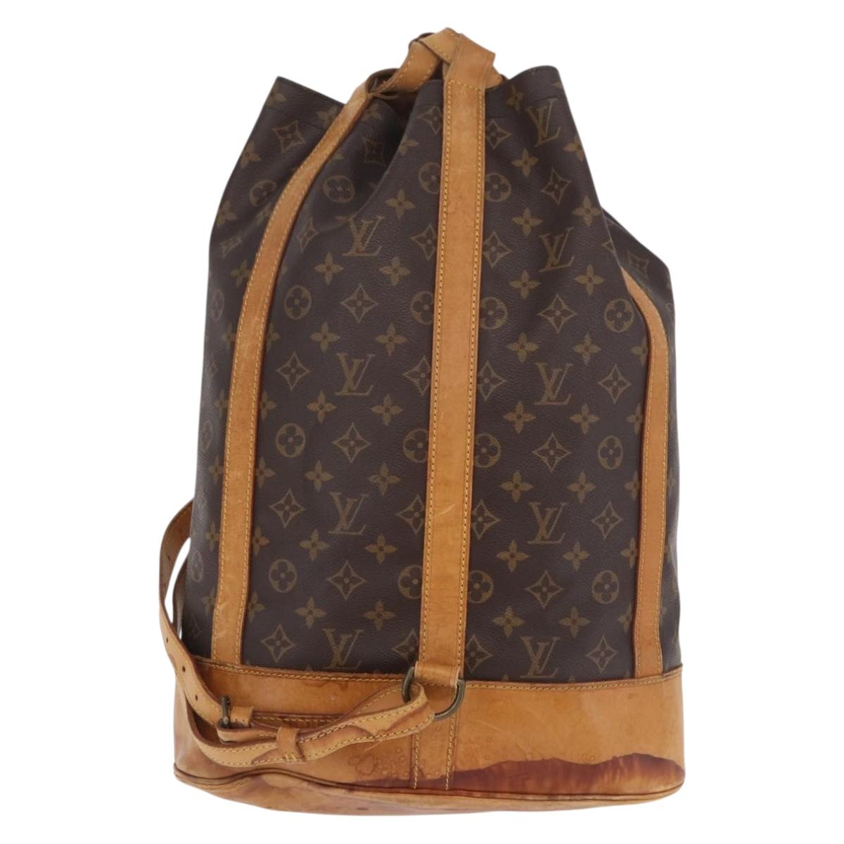 LOUIS VUITTON Monogram Randonnee PM Shoulder Bag M42243 LV Auth bs37462