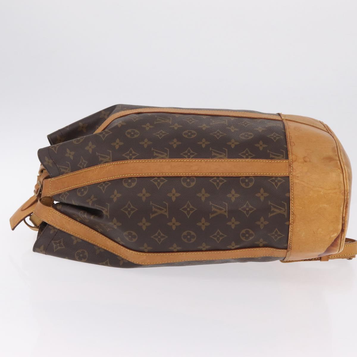 LOUIS VUITTON Monogram Randonnee PM Shoulder Bag M42243 LV Auth bs37462
