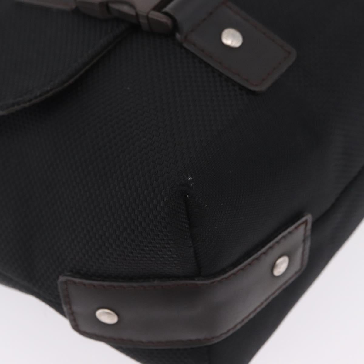 LOUIS VUITTON Damier Geant Roux Shoulder Bag Black M93079 LV Auth bs37464