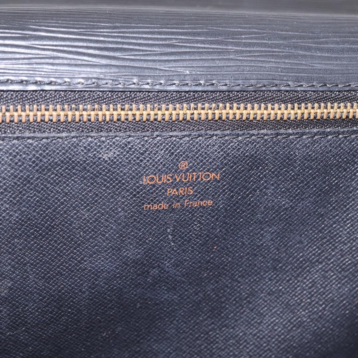 LOUIS VUITTON Epi Monceau 28 Hand Bag Black M52122 LV Auth bs37487