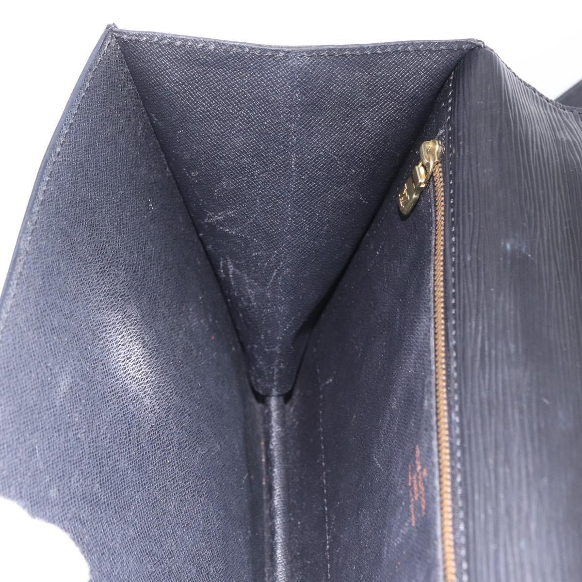 LOUIS VUITTON Epi Monceau 28 Hand Bag Black M52122 LV Auth bs37487